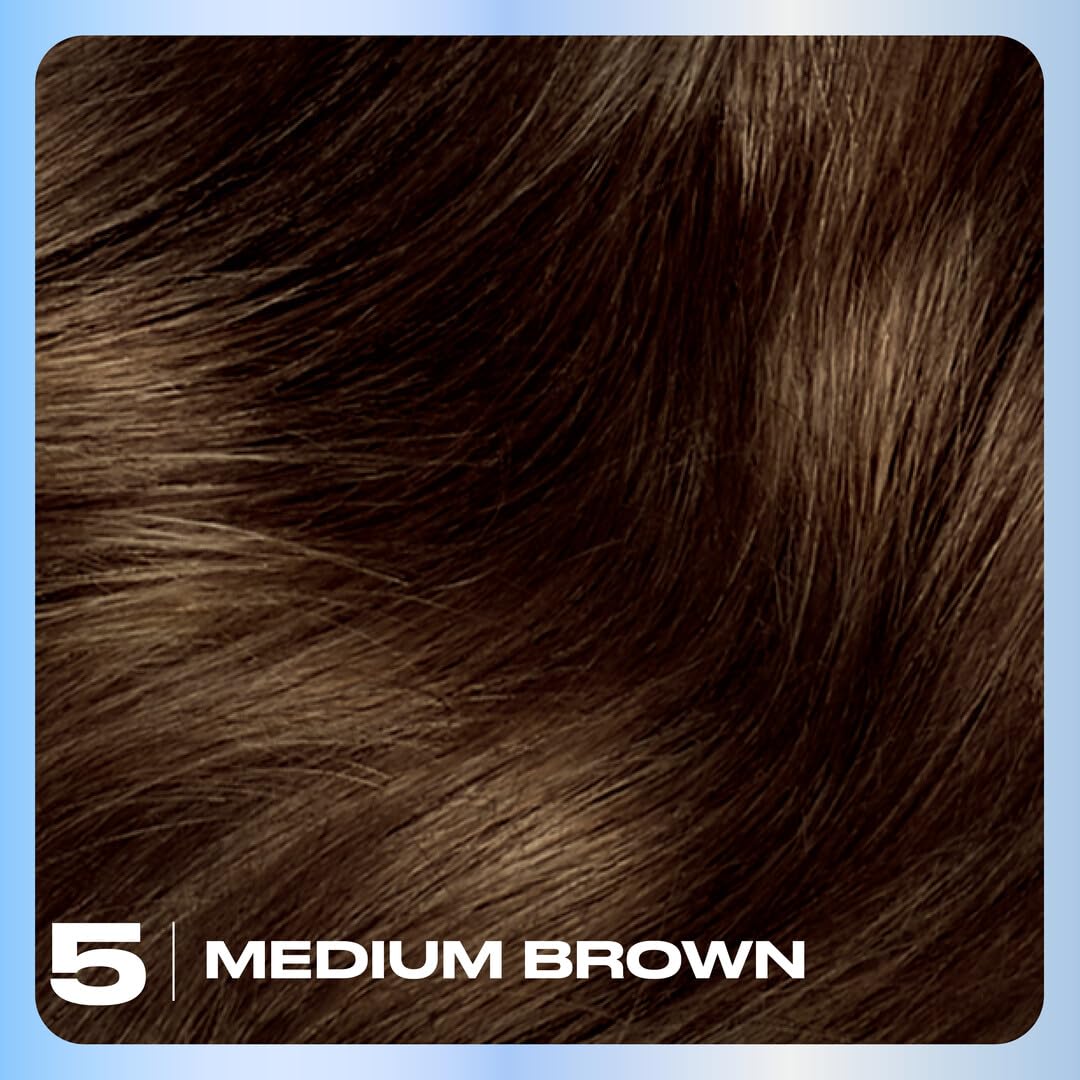 Clairol Nice'n Easy Permanent Hair Dye 5 Medium Brown application process