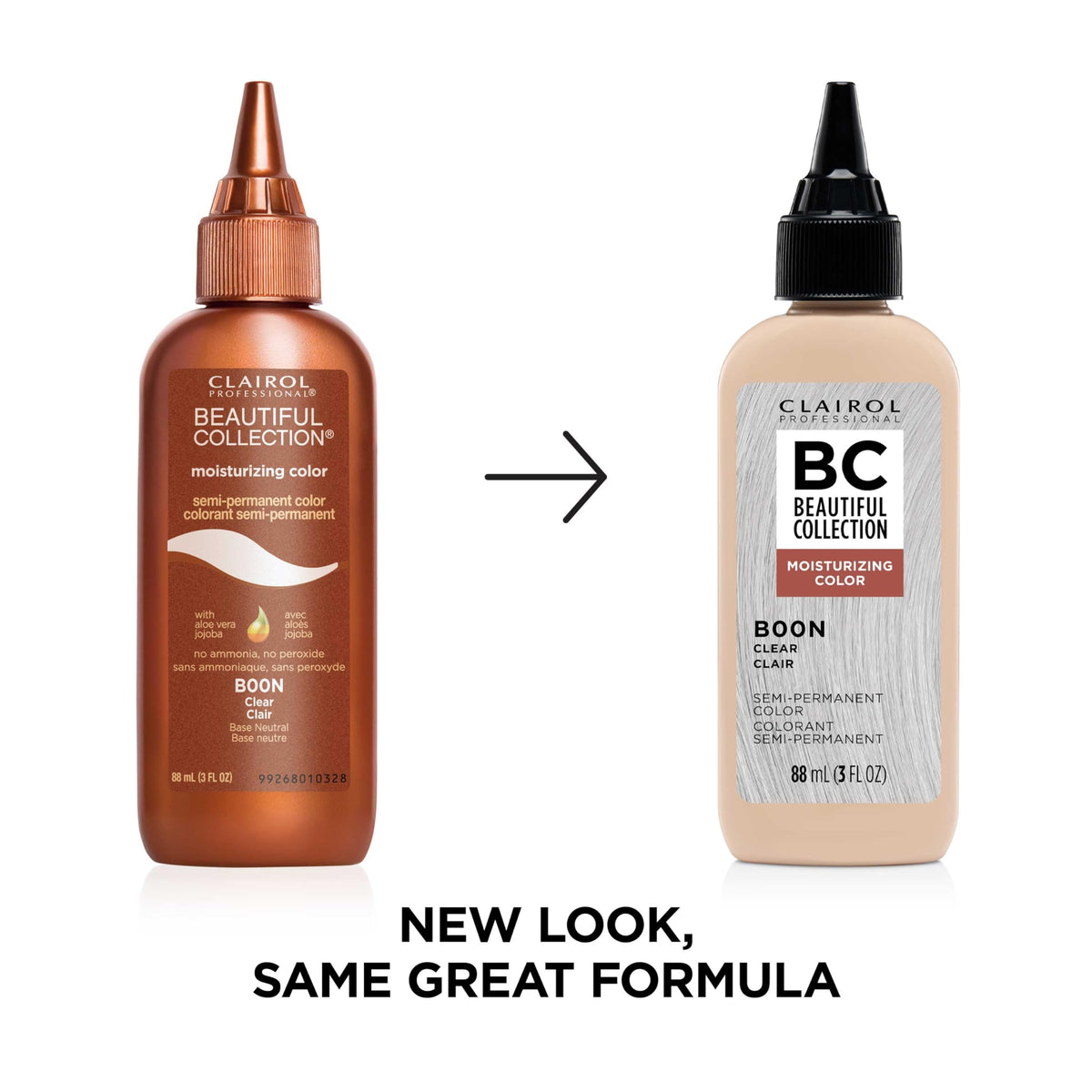Clairol Professional Beautiful Collection Semi-Permanent Hair Colour bottle side view