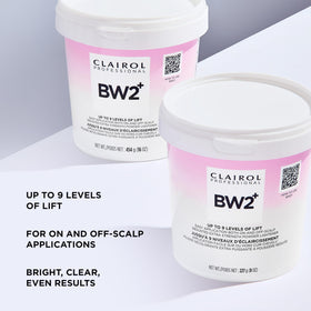 Clairol Professional BW2+ packaging with product details