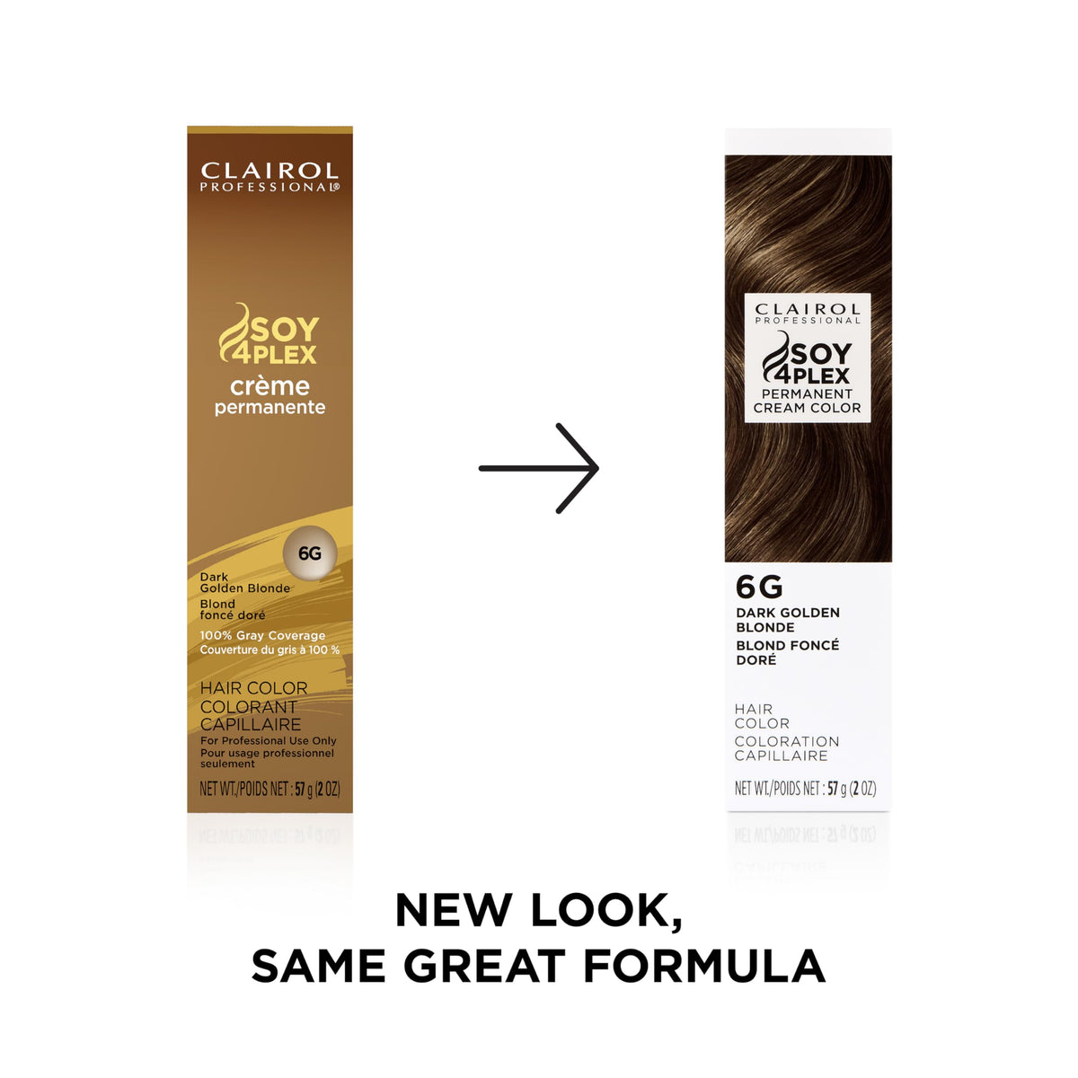 Clairol Professional hair color cream application on hair