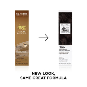 Clairol Professional hair colour packaging back view