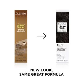 Clairol Professional hair colour packaging side view