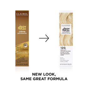Clairol Professional hair colour packaging with ingredients list