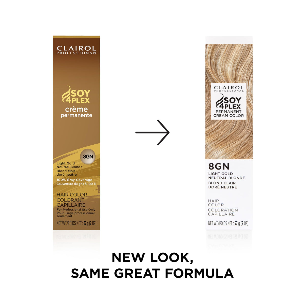 Clairol Professional Permanent Cream Hair Color 75g back view