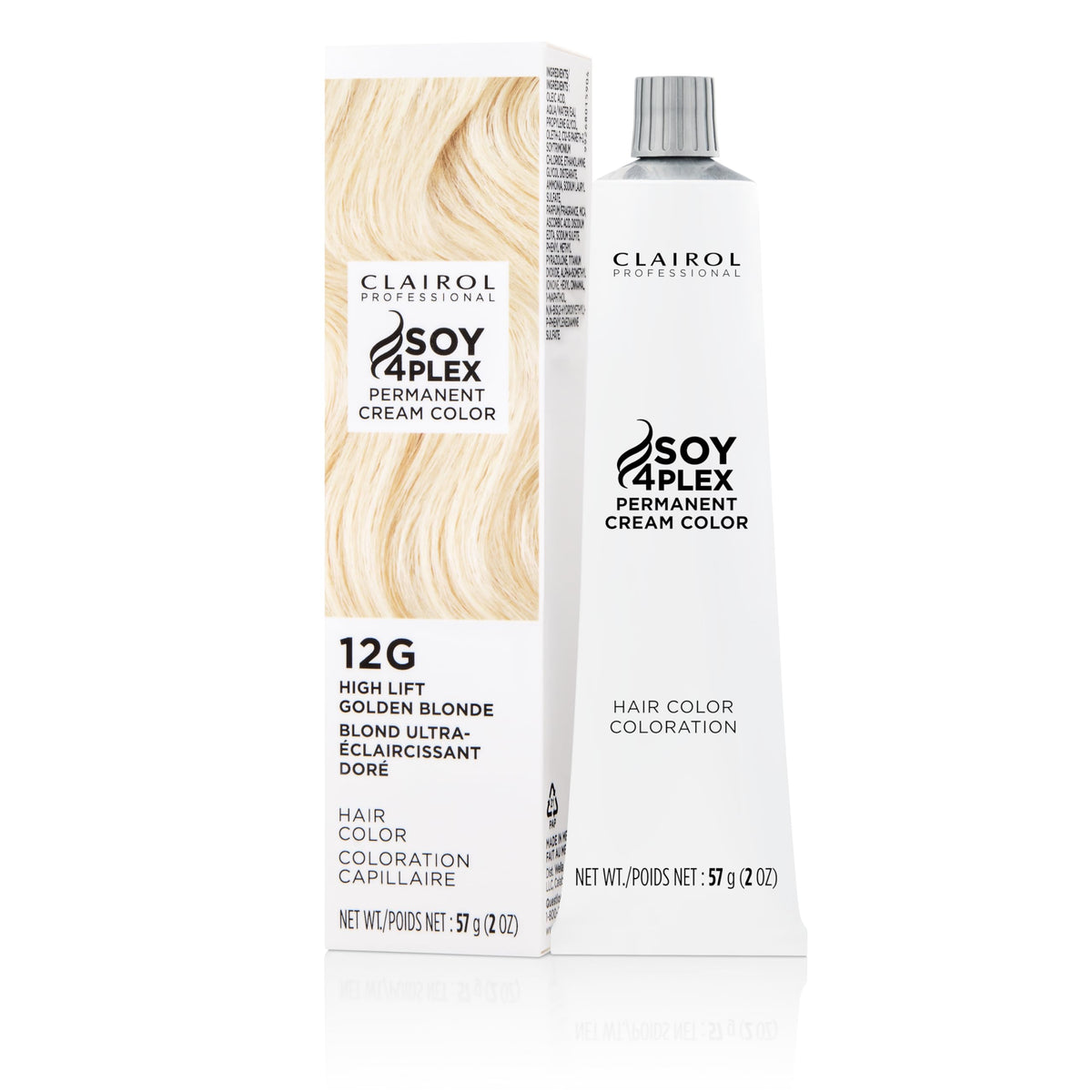 Clairol Professional Permanent Cream Hair Colour 68g front view