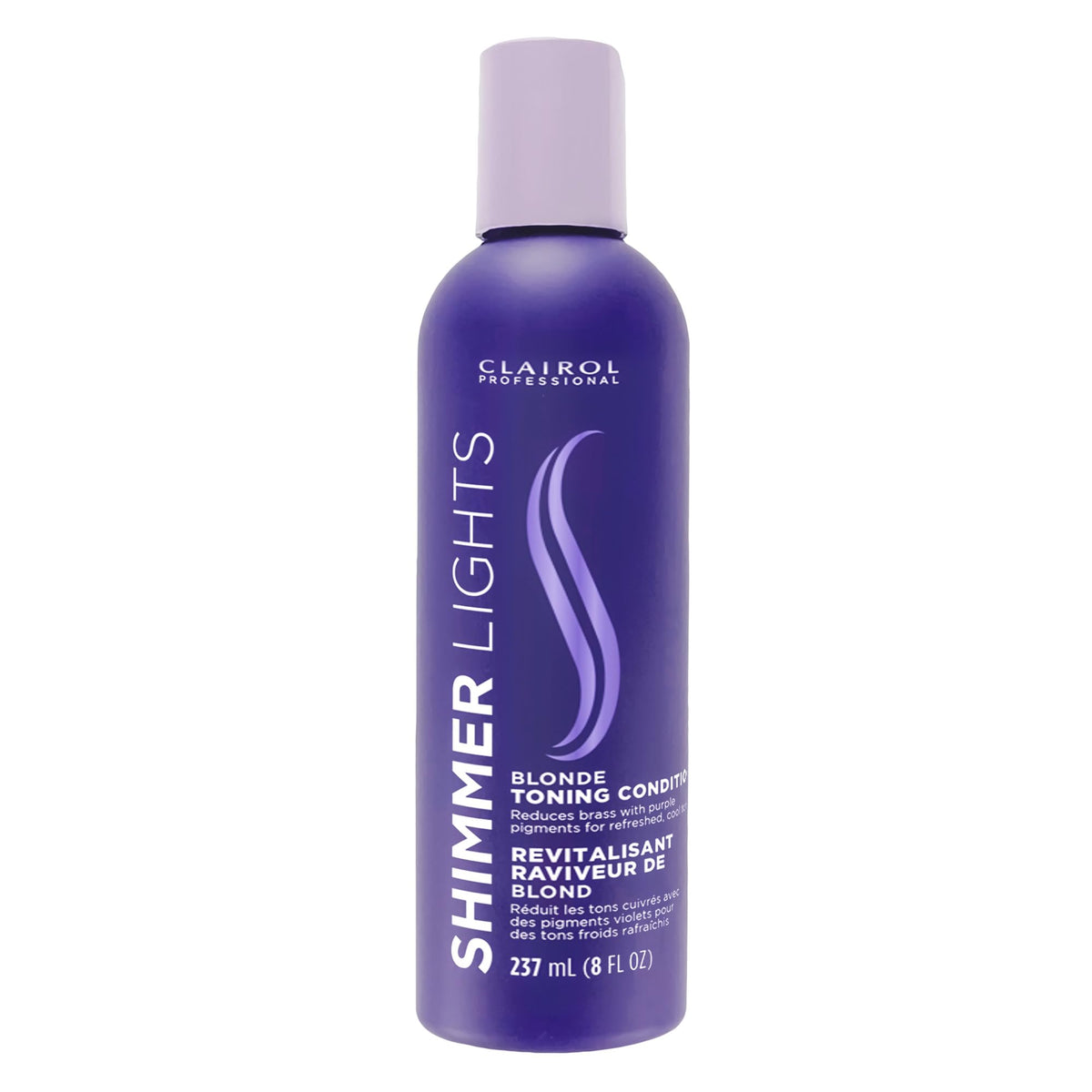 Clairol Professional Shimmer Lights Purple Conditioner 8 fl. Oz front view