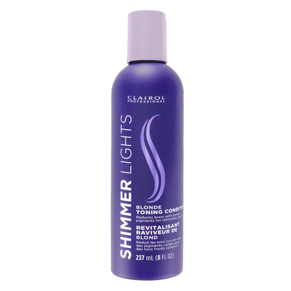 Clairol Professional Shimmer Lights Purple Conditioner 8 fl. Oz front view
