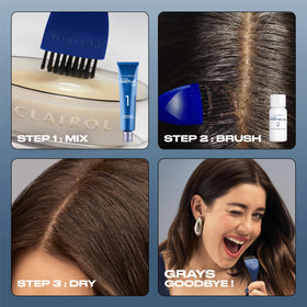 Clairol Root Touch Up application process step-by-step