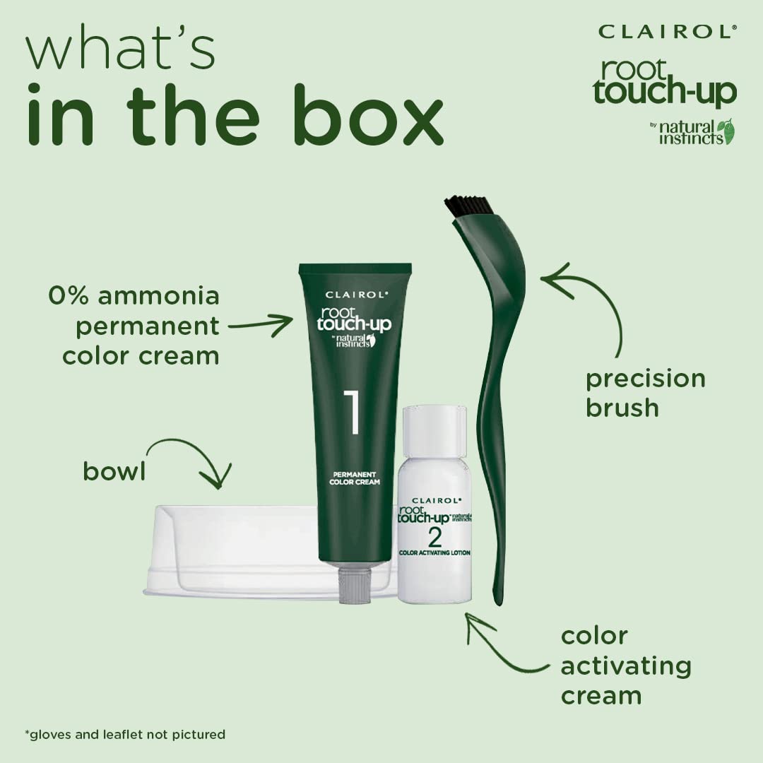 Clairol Root Touch-Up before and after application