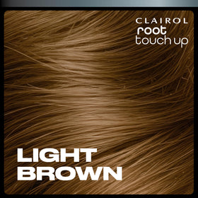 Clairol Root Touch-Up Color + Volume Temporary Spray Light Brown in hand