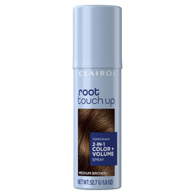 Clairol Root Touch-Up Color + Volume Temporary Spray, Medium Brown front view
