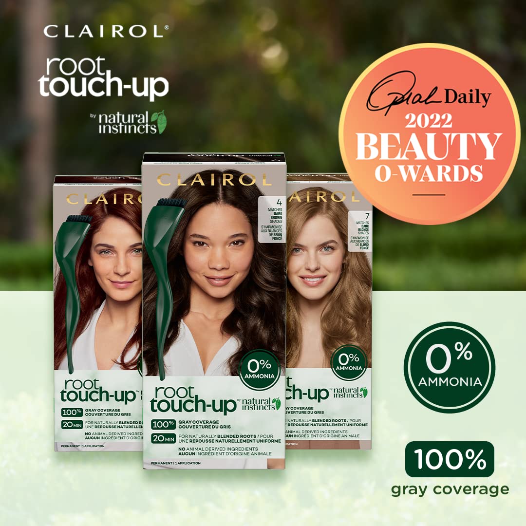 Clairol Root Touch-Up packaging with 4R Dark Auburn label