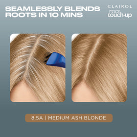 Clairol Root Touch Up Permanent Colour Cream and Activator bottles
