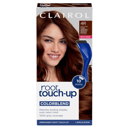 Clairol Root Touch Up Permanent Hair Dye 4R Dark Auburn front view