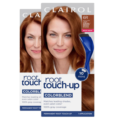 Clairol Root Touch Up Permanent Hair Dye 6R Light Auburn front view