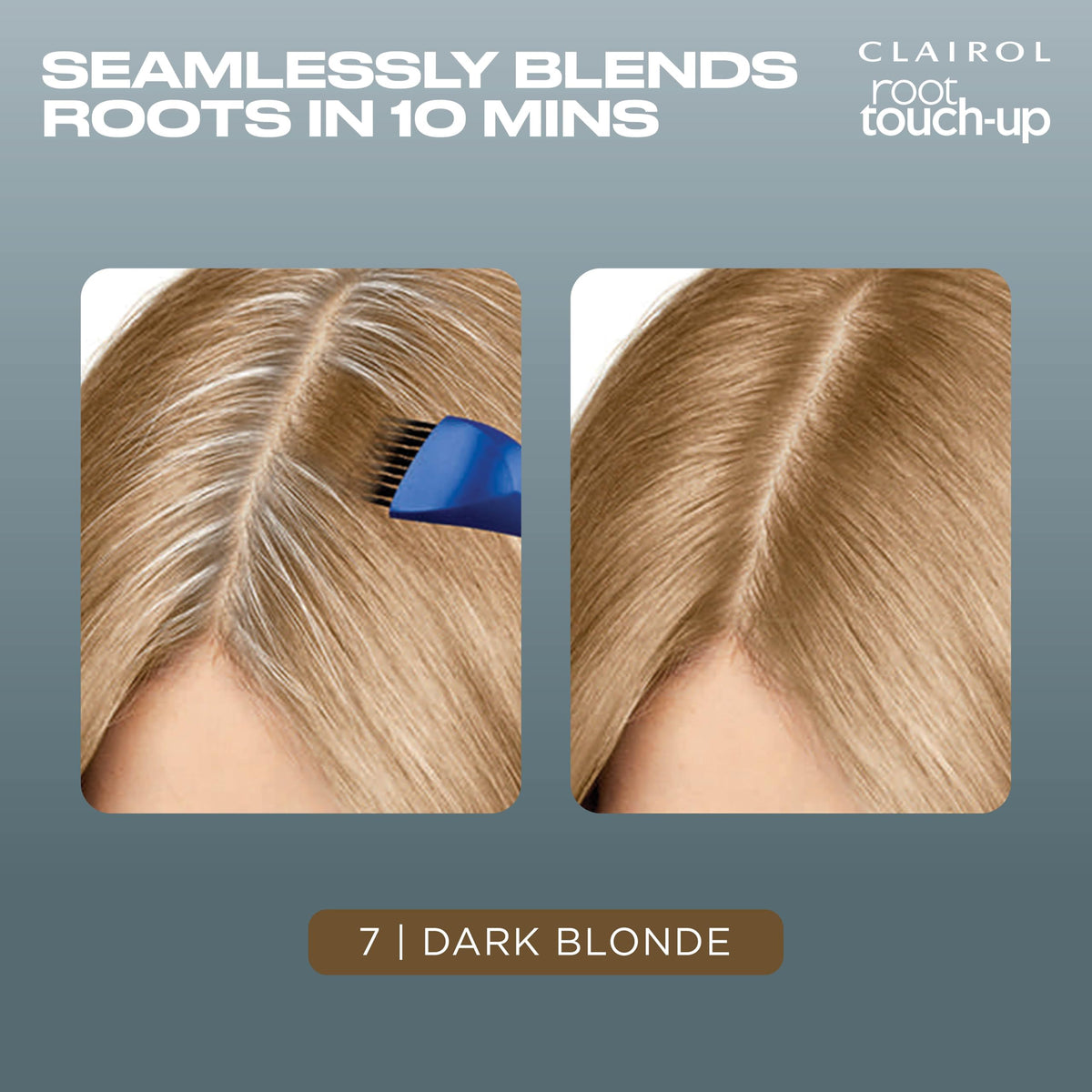 Clairol Root Touch Up Permanent Hair Dye 7 Dark Blonde packaging