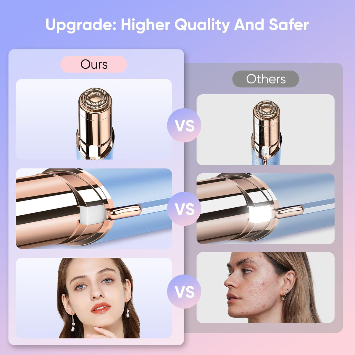 claities Facial Hair Remover lifestyle image in use
