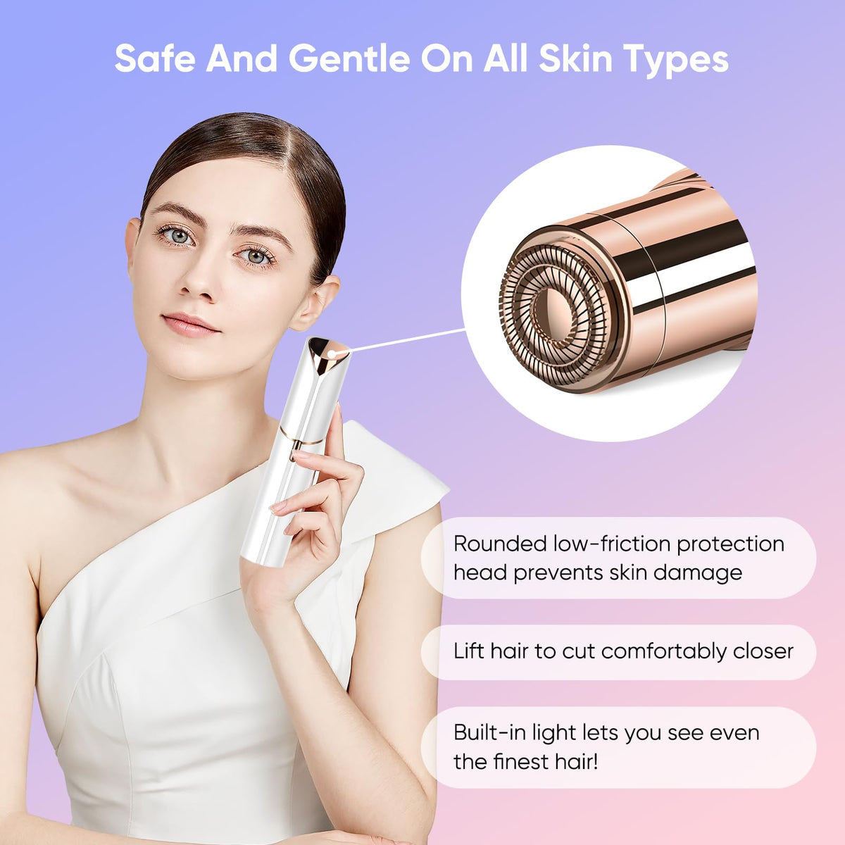 claities Facial Hair Remover packaging front view