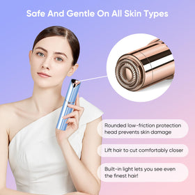 claities Facial Hair Remover with cleaning brush
