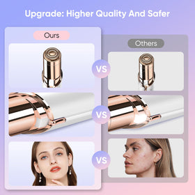 claities Facial Hair Remover with cleaning brush and USB cable
