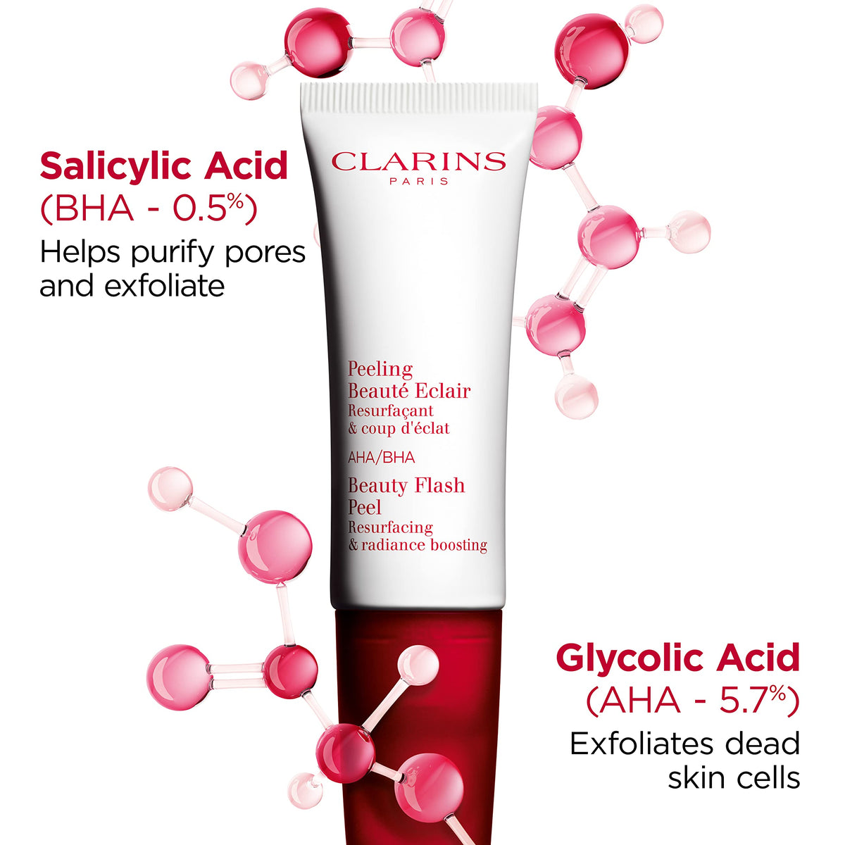CLARINS Beauty Flash Peel ingredients list
