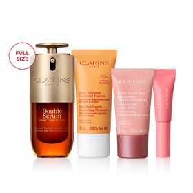 CLARINS Double Serum 1 ounce bottle from the Smooth and Glow Set