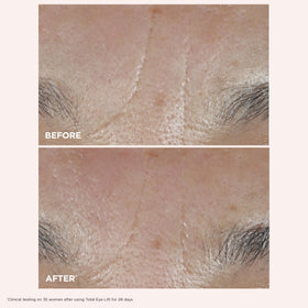 CLARINS Double Serum and Total Eye Lift set on a vanity