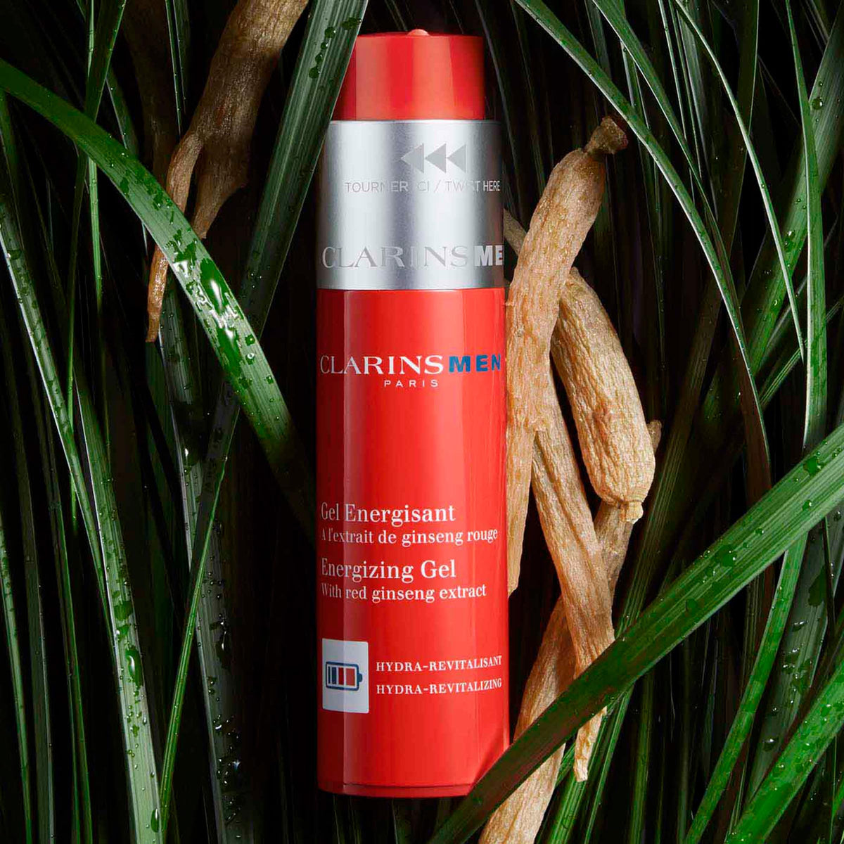 CLARINS Energizing Gel Moisturizer texture close-up