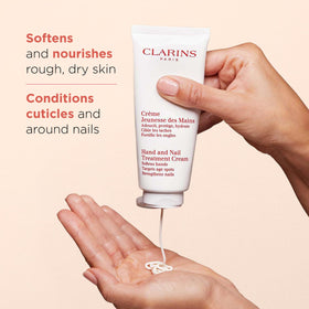 CLARINS Hand and Nail Cream texture close-up