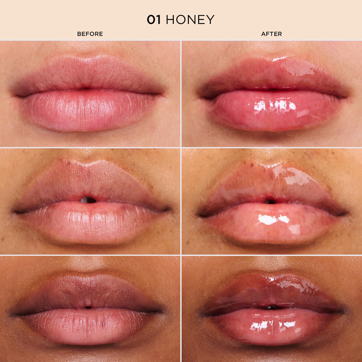 CLARINS Lip Comfort Oil application on lips
