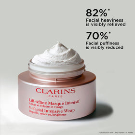 CLARINS V-Facial Intensive Wrap Face Mask 2.5 Oz packaging