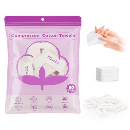 Classycoo XL Compressed Towel Tablets 50 PCS packaging front view