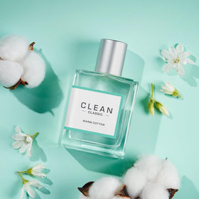 CLEAN CLASSIC Warm Cotton Eau de Parfum 60mL lifestyle scene