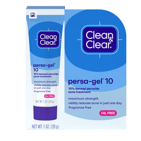 Clean & Clear Persa-Gel 10 Acne Spot 1 oz front view