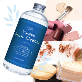 Clean-n-Fresh 17.6oz Makeup Brush Cleaner bottle side view