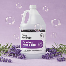 Clean Revolution Foaming Hand Soap Refill 128oz Natural Lavender with essential oils