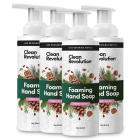 Clean Revolution Foaming Hand Soap Refill 14 oz Forest Escape front view