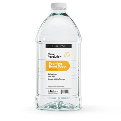 Clean Revolution Foaming Hand Soap Refill 64 Fl Oz front view