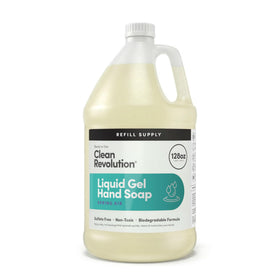 Clean Revolution Liquid Gel Hand Soap Refill 128 Fl Oz front view