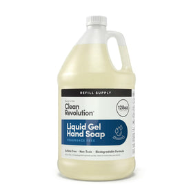 Clean Revolution Liquid Gel Hand Soap Refill 128 Fl Oz front view