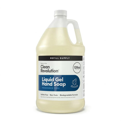 Clean Revolution Liquid Gel Hand Soap Refill 128 Fl Oz front view