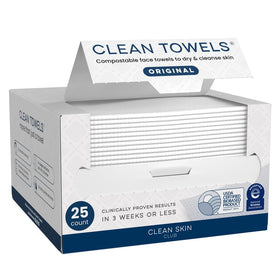 CLEAN SKIN CLUB Clean Towels front view showing packaging