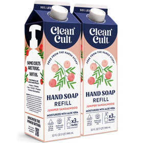 Cleancult Liquid Hand Soap Refill Juniper Sandalwood front view