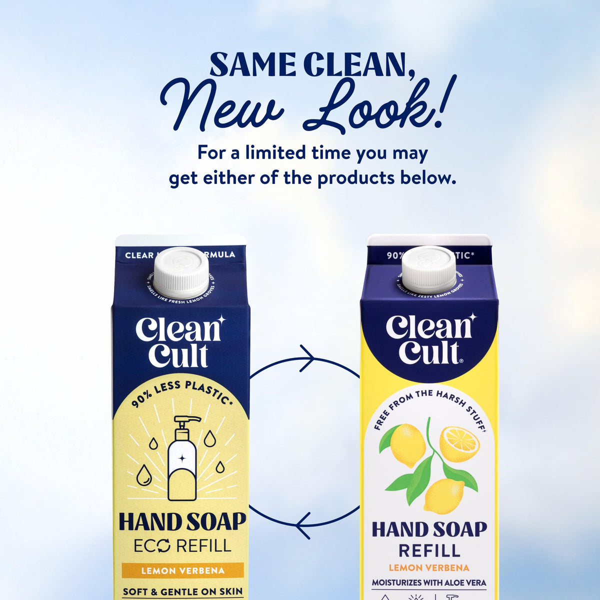 Cleancult Liquid Hand Soap Refill Lemon Verbena in use