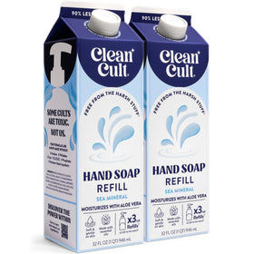 Cleancult Liquid Hand Soap Refills Sea Minerals 32 oz front view