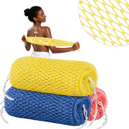 CLEANGOR African Net Sponge set of 3 in various colours