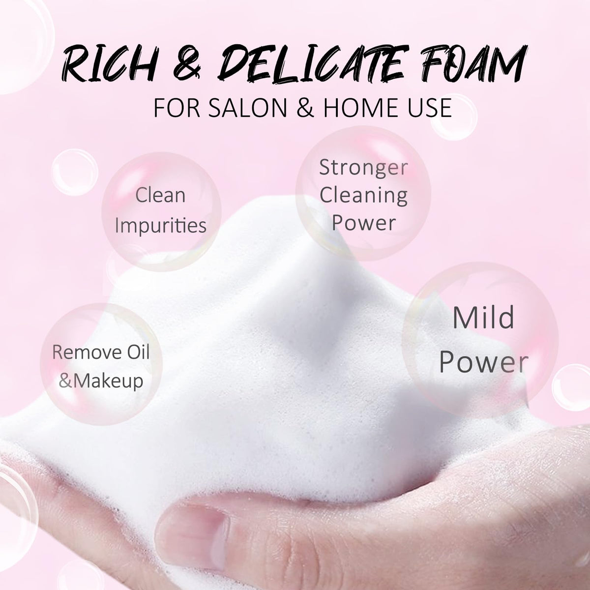Cleansing brush and rinse bottle from EMEDA kit