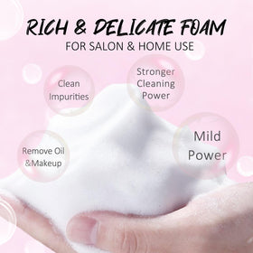 Cleansing brush and rinse bottle from EMEDA kit