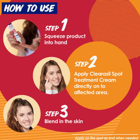 Clearasil Ultra Rapid Action Gel 25ml texture close-up