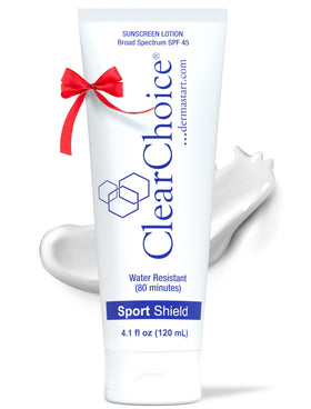 ClearChoice Sport Shield SPF 45 sunscreen front view 4 Fl Oz